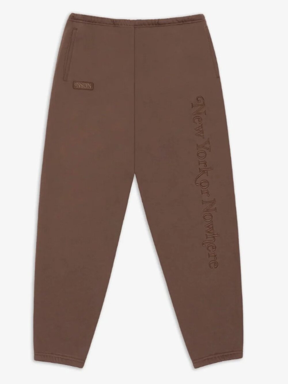 New York or Nowhere Signature Sweatpants - Brown, Size Medium, NWT